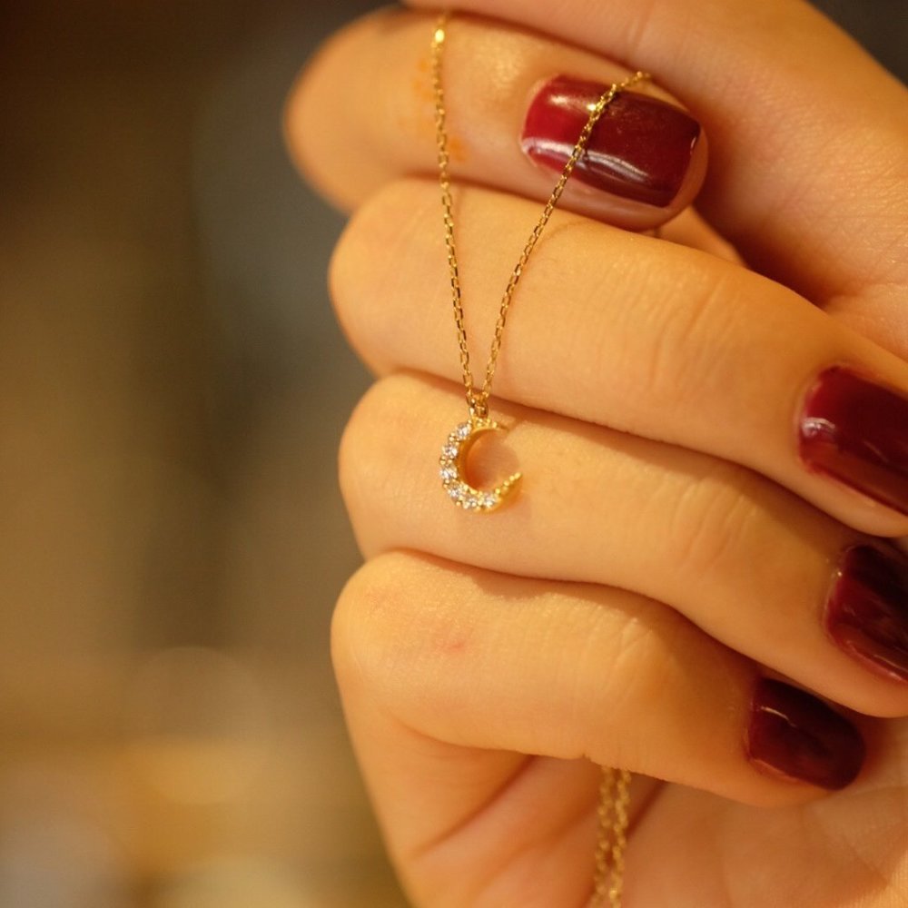 moon necklace